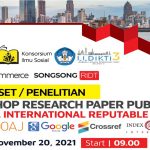 Workshop Research Paper Publication Journal International Reputable indexed, 20 November 2021