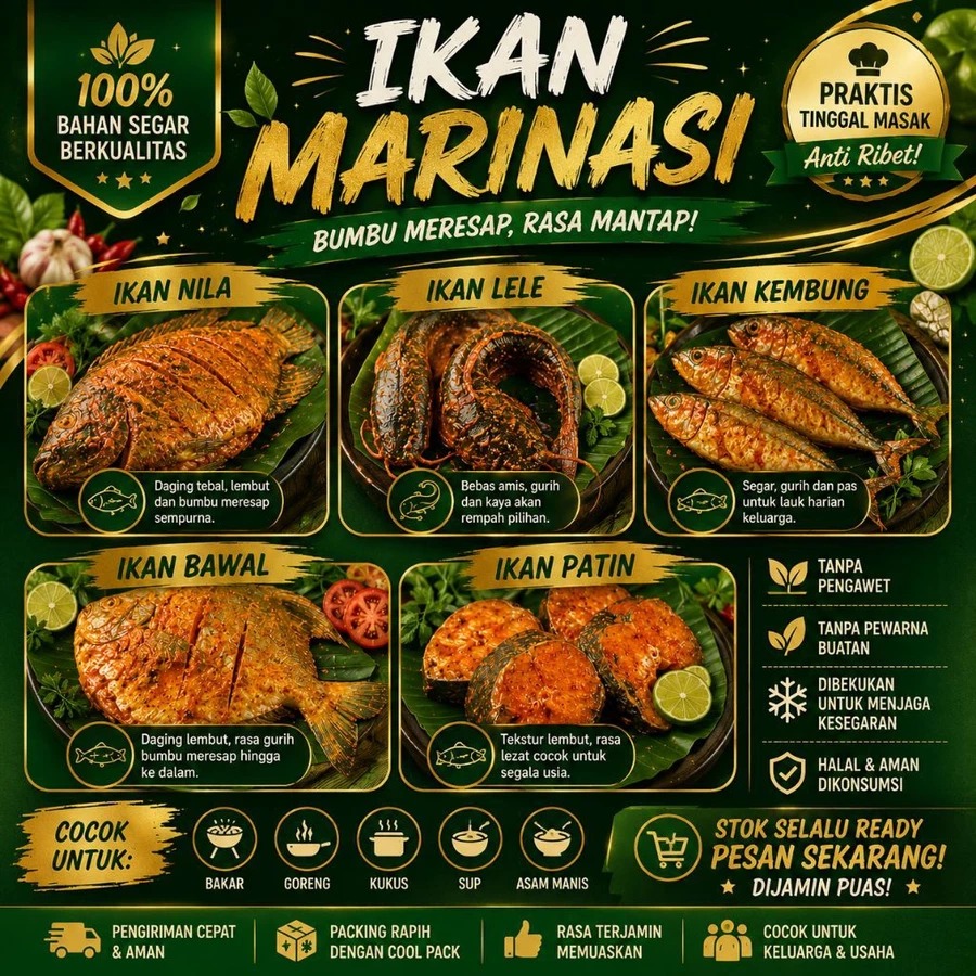 Flyer Ikan Marinasi Sayung